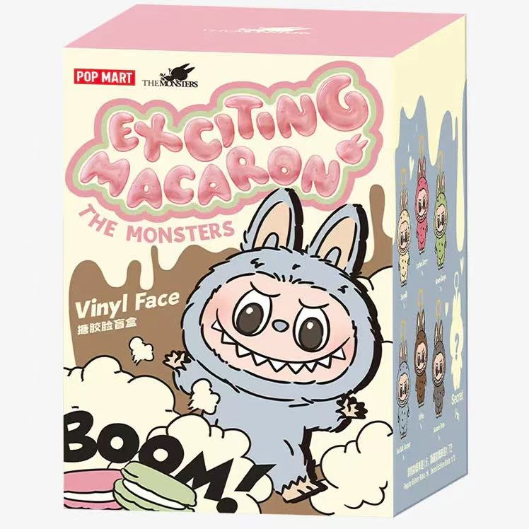 Pop Mart Labubu The Monsters Exciting Macaron Vinyl Face Sealed Case